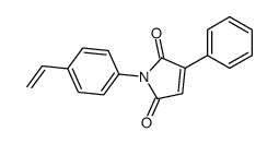 1-(4-ethenylphenyl)-3-phenylpyrrole-2,5-dione结构式