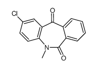 2-chloro-5-methyl-5H-dibenzo[b,e]azepine-6,11-dione Structure