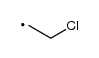 β-chloroethyl radical Structure