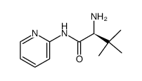 (2S)-2-氨基-3,3-二甲基-N-2-吡啶基丁酰胺结构式