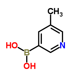 5-Methyl-3-pyridineboronic acid Structure