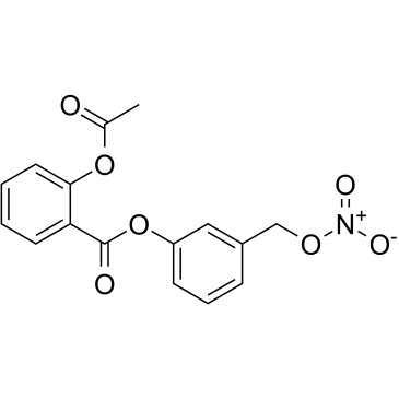 2-乙酰氧基苯甲酸-3-硝酸甲基苯酯结构式