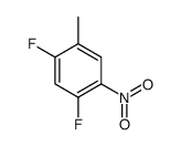 1,5-二氟-2-甲基-4-硝基苯结构式