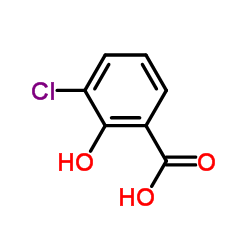 3-Chloro-2-hydroxybenzoic acid structure