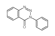 3-Phenyl-1,2, 3-benzotriazin-4(3H)-one结构式