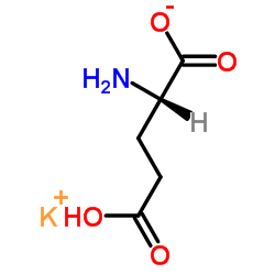 L-谷氨酸钾盐结构式
