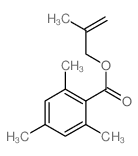 2-methylprop-2-enyl 2,4,6-trimethylbenzoate Structure