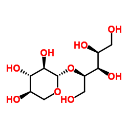 4-O-β-D-Xylopyranosyl-D-xylitol Structure