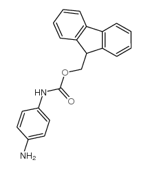 (9H-芴-9-基)甲基 (4-氨基苯基)氨基甲酸酯结构式