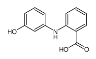 2-(3-hydroxyanilino)benzoic acid Structure