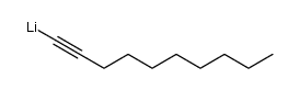 lithium derivative from 1-decyne Structure