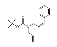 N-Boc-N-allyl-cis-cinnamylamine Structure