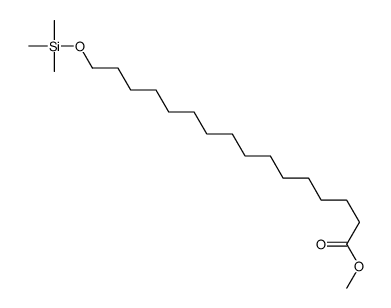 16-(Trimethylsiloxy)hexadecanoic acid methyl ester Structure