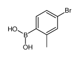 4-溴-2-甲基苯硼酸结构式