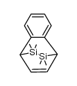 2,3-benzo-7,7,8,8-tetramethyl-7,8-disilabicyclo[2.2.2]octa-2,5-diene Structure