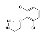 (2-(2,6-DICHLOROPHENOXY)ETHYL)HYDRAZINE Structure