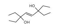 (E)-3,6-diethyl-4-octene-3,6-diol Structure