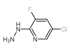 5-CHLORO-3-FLUORO-2-HYDRAZINYLPYRIDINE structure
