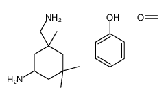 甲醛与6-氨基-1,3,3-三甲基环己基甲胺和苯酚的聚合物结构式
