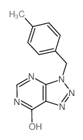 3-(4-METHYLBENZYL)-3H-[1,2,3]TRIAZOLO[4,5-D]PYRIMIDIN-7-OL结构式