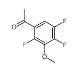 1-(2,4,5-Trifluoro-3-methoxyphenyl)ethanone Structure