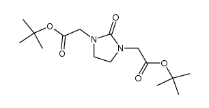 di-tert-butyl 2,2'-(2-oxoimidazolidine-1,3-diyl)diacetate结构式
