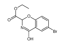 6-溴-4-氧代-3,4-二氢-2H-苯并[e][1,3]噁嗪-2-羧酸乙酯结构式