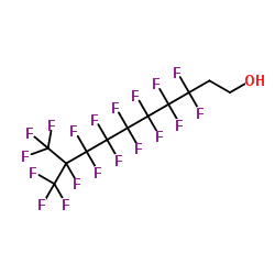 1h,1h,2h,2h-perfluoro-9-methyldecan-1-ol structure