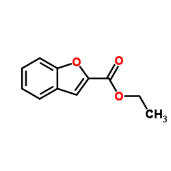 苯并呋喃-2-羧酸乙酯结构式