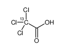 Trichloroacetic-2-13C acid Structure