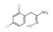 (E)-2-(2,4-二氯苯基)-N-羟基乙酰脒结构式