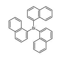 tri(naphthalen-1-yl)bismuth Structure