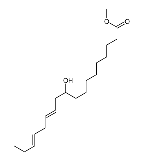 methyl 10-hydroxyoctadeca-12,15-dienoate结构式