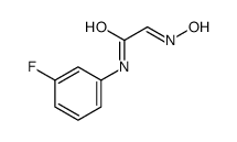 (2E)-N-(3-fluorophenyl)-2-(hydroxyimino)acetamide结构式