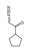 1-Cyclopentyl-2-diazo-1-ethanone结构式