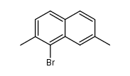 1-bromo-2,7-dimethylmaphthalene结构式