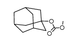 1-adamantyl methyl carbonate结构式