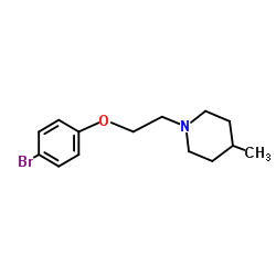 1-[2-(4-Bromophenoxy)ethyl]-4-methylpiperidine结构式