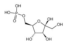 D-fructose-6-phosphoric acid Structure