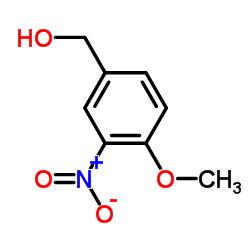 4-甲氧基-3-硝基苯甲基醇结构式