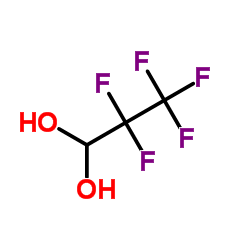 2,2,3,3,3-pentafluoropropane-1,1-diol Structure