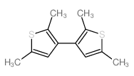3,3'-Bithiophene,2,2',5,5'-tetramethyl- Structure