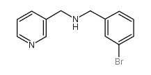 (3-溴苄基)吡啶-3-基甲胺结构式