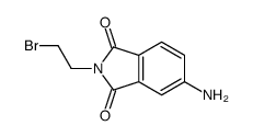 5-amino-2-(2-bromoethyl)isoindole-1,3-dione Structure