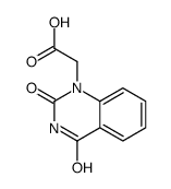 (2,4-二氧代-3,4-二氢喹唑啉-1(2H)-基)乙酸结构式