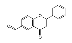 4-OXO-2-PHENYL-4H-CHROMENE-6-CARBALDEHYDE结构式
