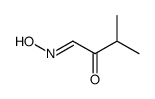 (1E)-1-hydroxyimino-3-methyl-butan-2-one structure