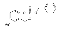 dibenzyl phosphate, silver salt Structure