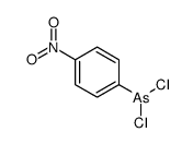 Dichloro(p-nitrophenyl)arsine Structure