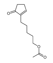 5-(5-oxocyclopenten-1-yl)pentyl acetate结构式